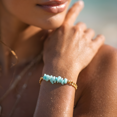 Aqua Stone Bracelet