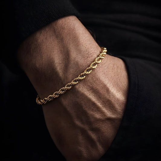 Gold Rope Bracelet