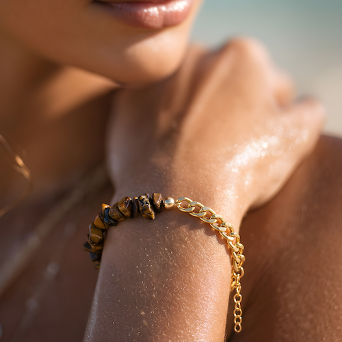 Tiger's Eye Stone Bracelet