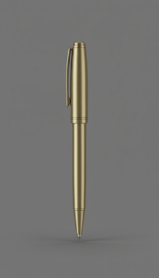 Brushed Steel Twist Pen