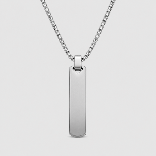 Pendant Silver Chain Necklace