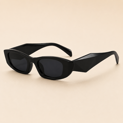 Black Angular Sunglasses