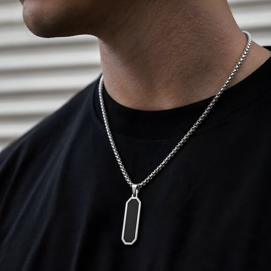 Silver Pendant Chain Necklace